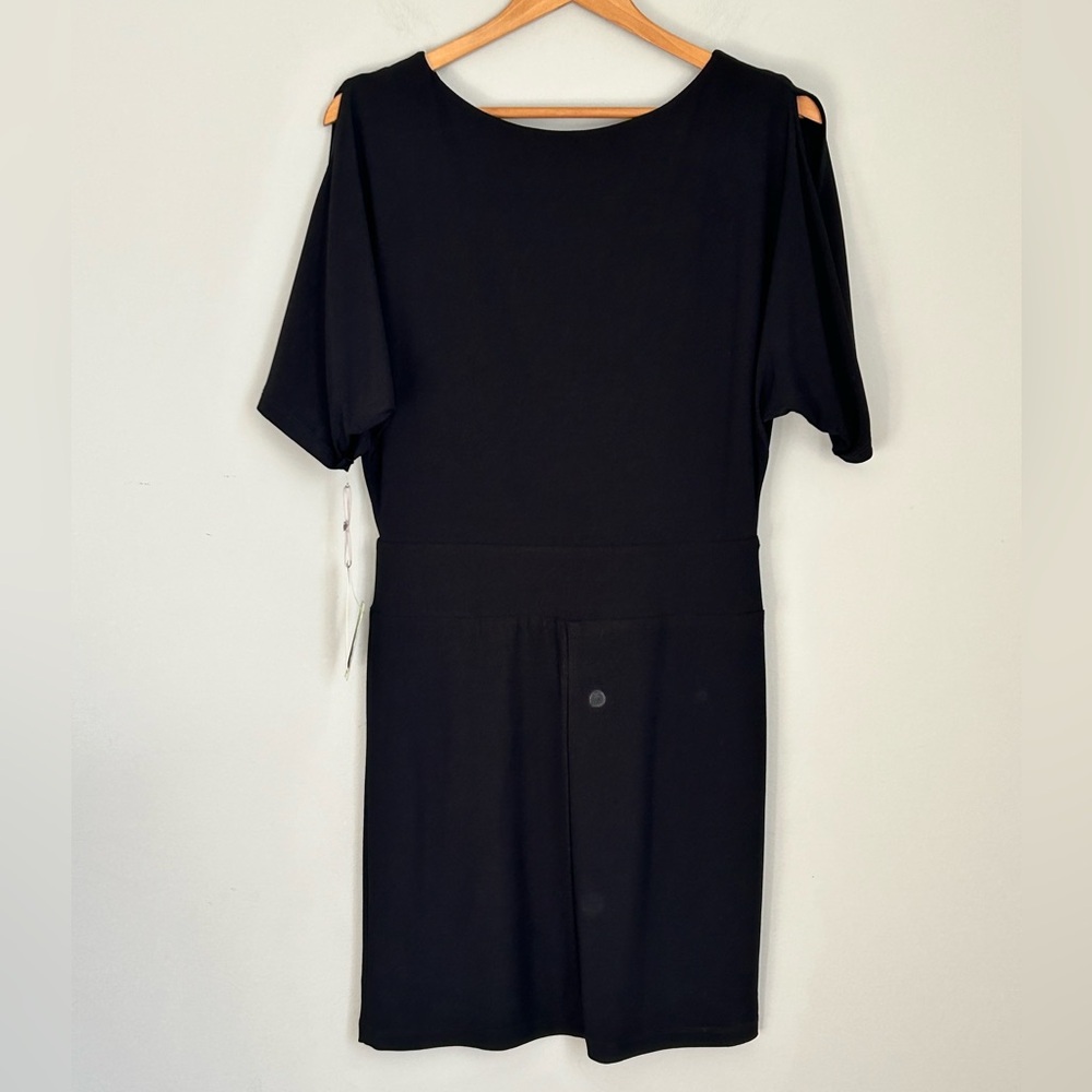 NWT Last Tango Black Cold-Shoulder Dress – Size Medium